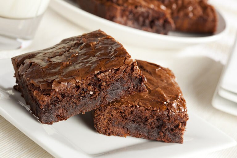 Selbstgemachte Brownies für Selber kochen ist cool