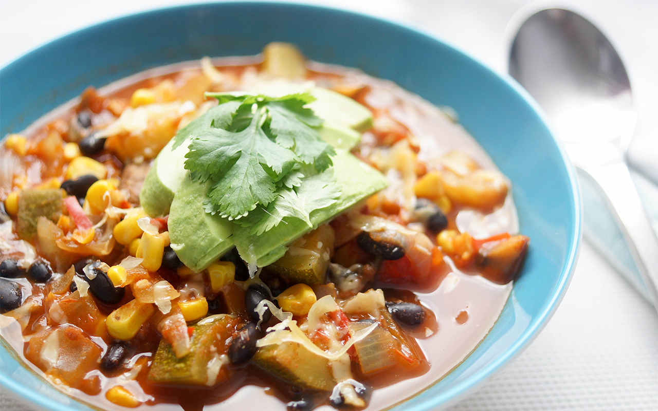 Vegetarisches Chili mit schwarzen Bohnen Rezept