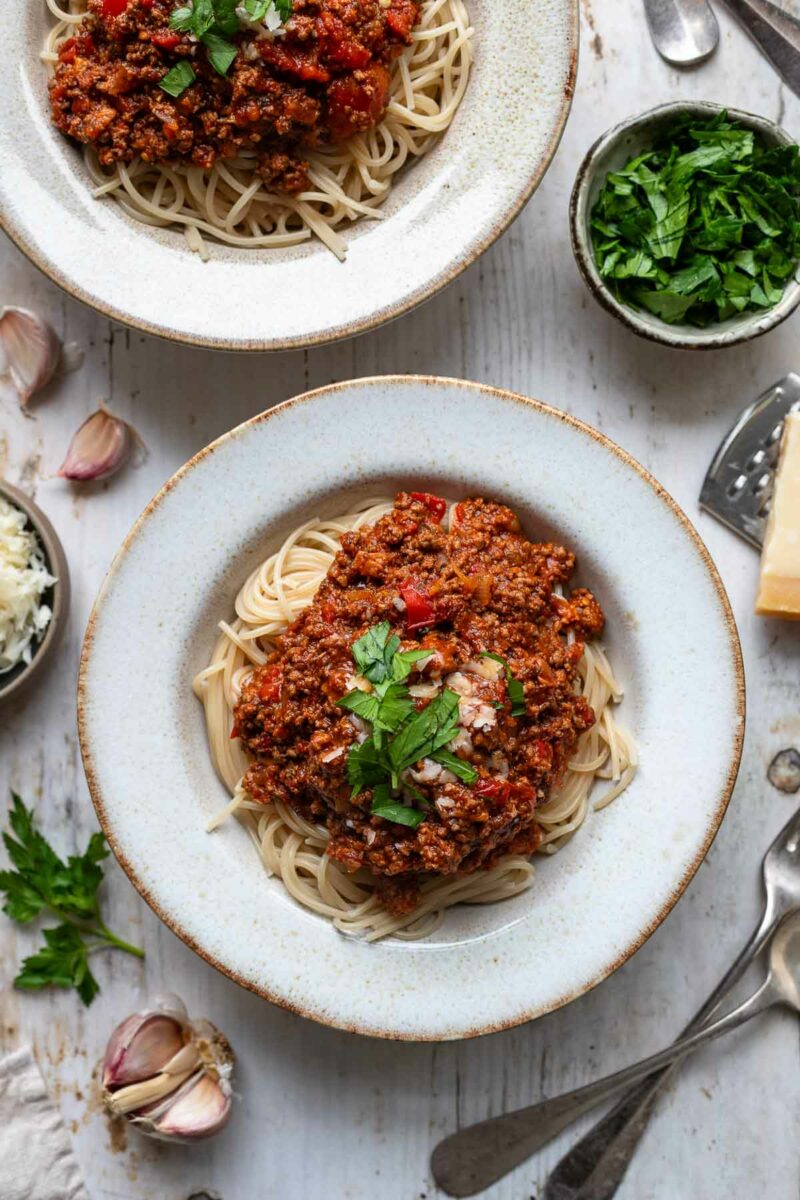 klassiches Spaghetti Bolognese Original Bolognese Sauce Rezept
