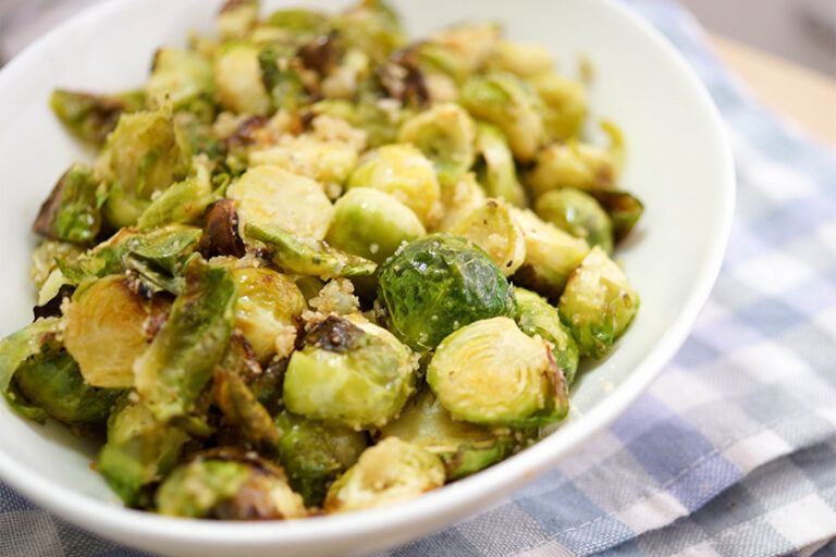 Rosenkohl geröstet mit Zitrone