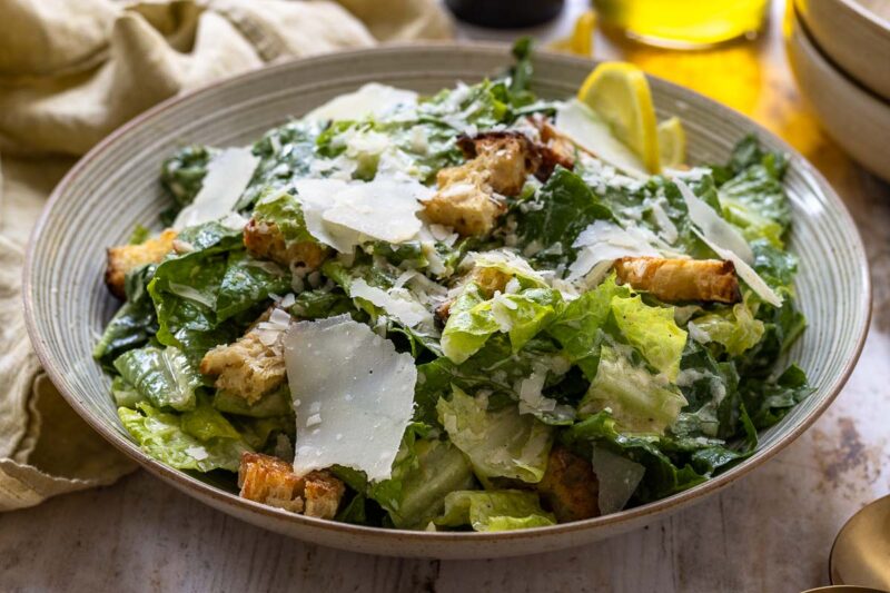 Caesar Salad Rezept mit Original Caesar Dressing