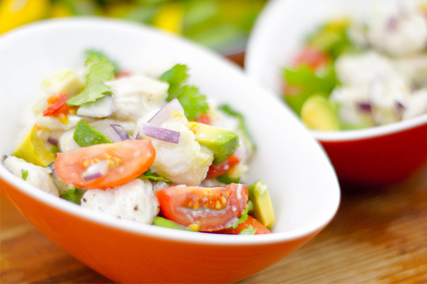 Ceviche mit einem Hauch von Kokosnuss von Elle Republic
