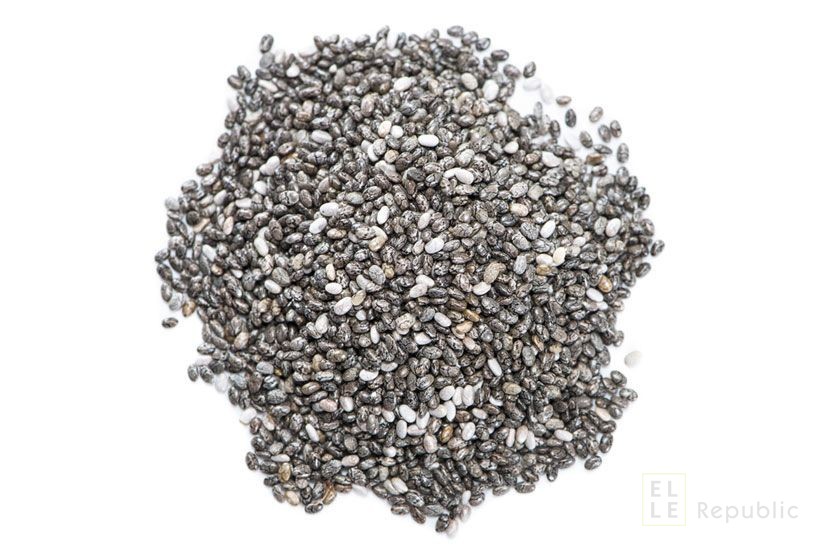 Chia Samen für Overnight Oats mit Haferflocken, Mandelmilch, abnehmen, Diät