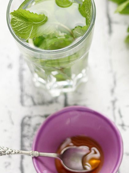 Wasser mit Minze