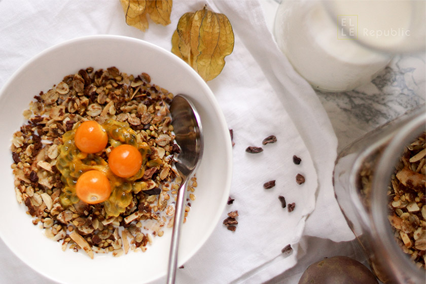 Carob Buckwheat Granola