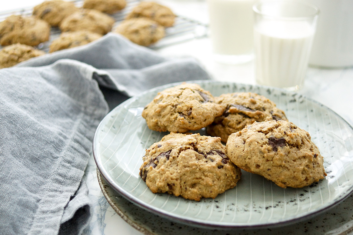 einfaches Rezept für leckere Chocolate Chip Cookies nach amerikanischer Art