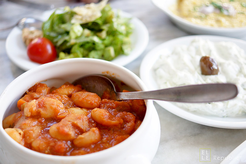 Ernährungstrends, Mittelmeer, Weisse Bohnen, Tstatsiki, Salat