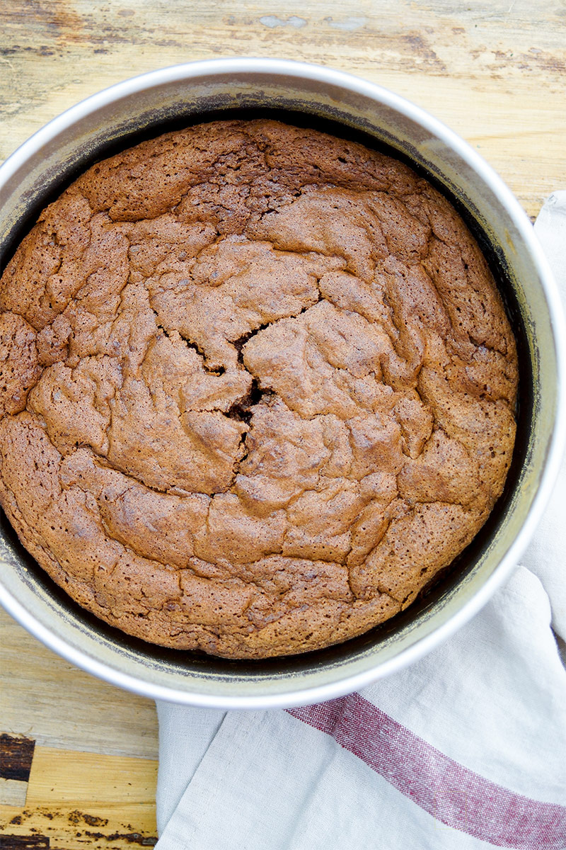 Chocolate Chestnut Cake, flourless, gluten-free