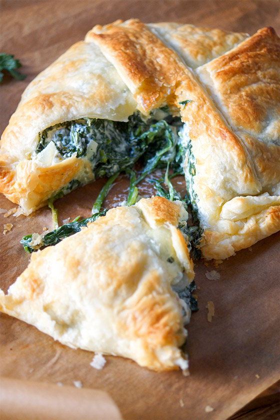 Free-Form Spinach Pie