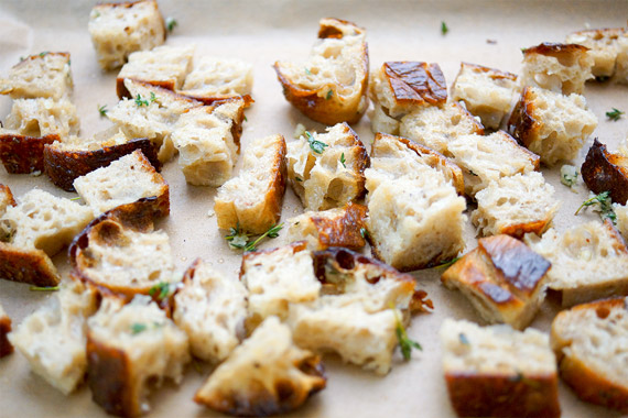 Ciabbata für Homemade Croutons