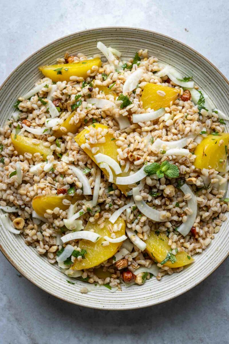 Gelbe Bete Rezept mit Gerstengraupen