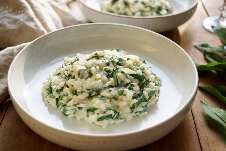 Bärlauch Risotto mit Ziegenkäse (Chevre) Rezept