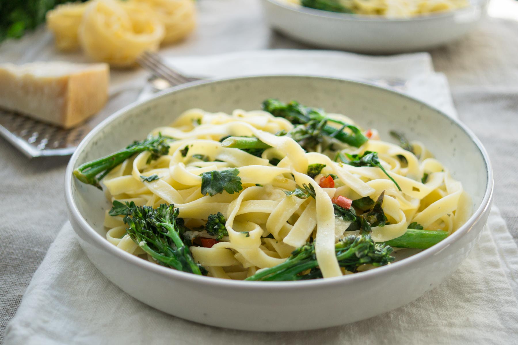 Brokkoli Pasta mit Zitrone und Chili Rezept