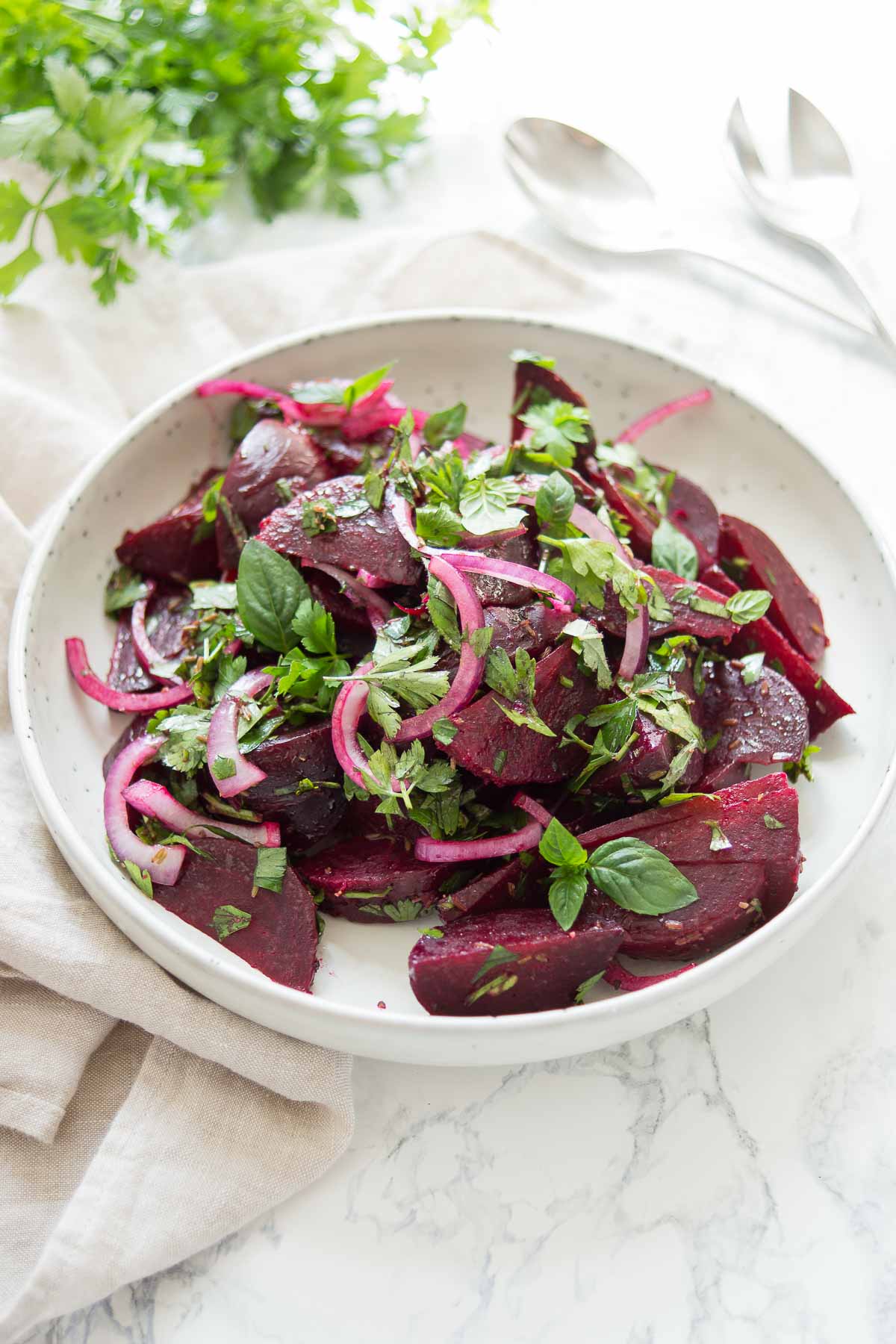 Marokkanischer Rote Bete Salat Rezept Gesund Einfach Vegetarisch