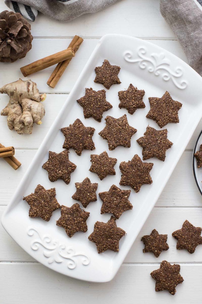 Glutenfreie Ingwer-Kekse mit Frischen Ingwer, Zimt, Mandeln Rezept