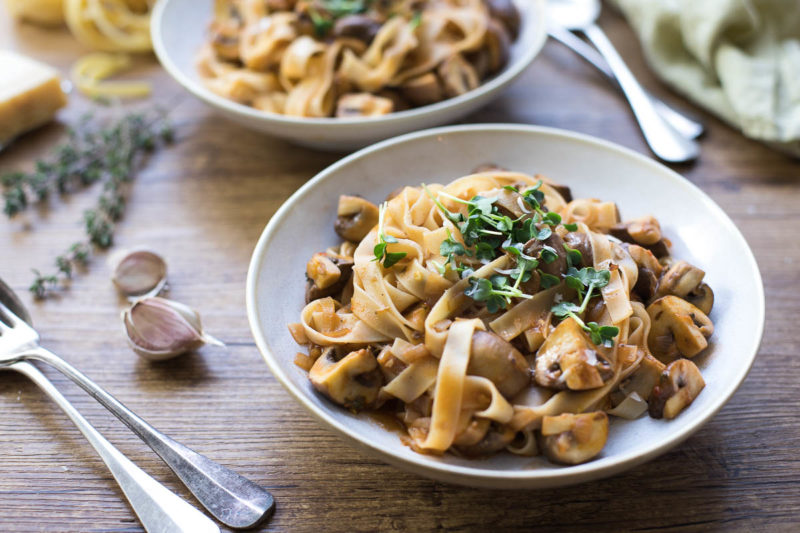 Nudel-Pilz-Pfanne Rezept