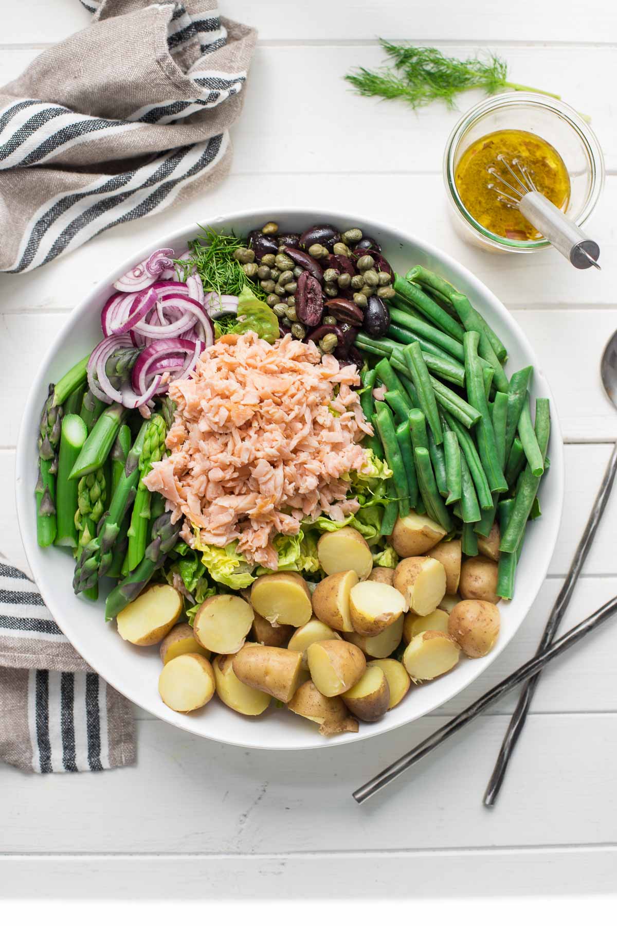 Warm Smoked Salmon Niçoise Salad