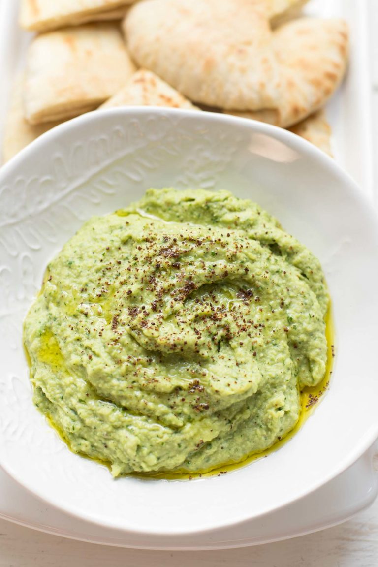 Fresh Fava Bean Dip - Green Hummus