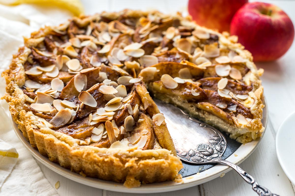 Apfel-Quark-Kuchen, Apfeltarte Rezept