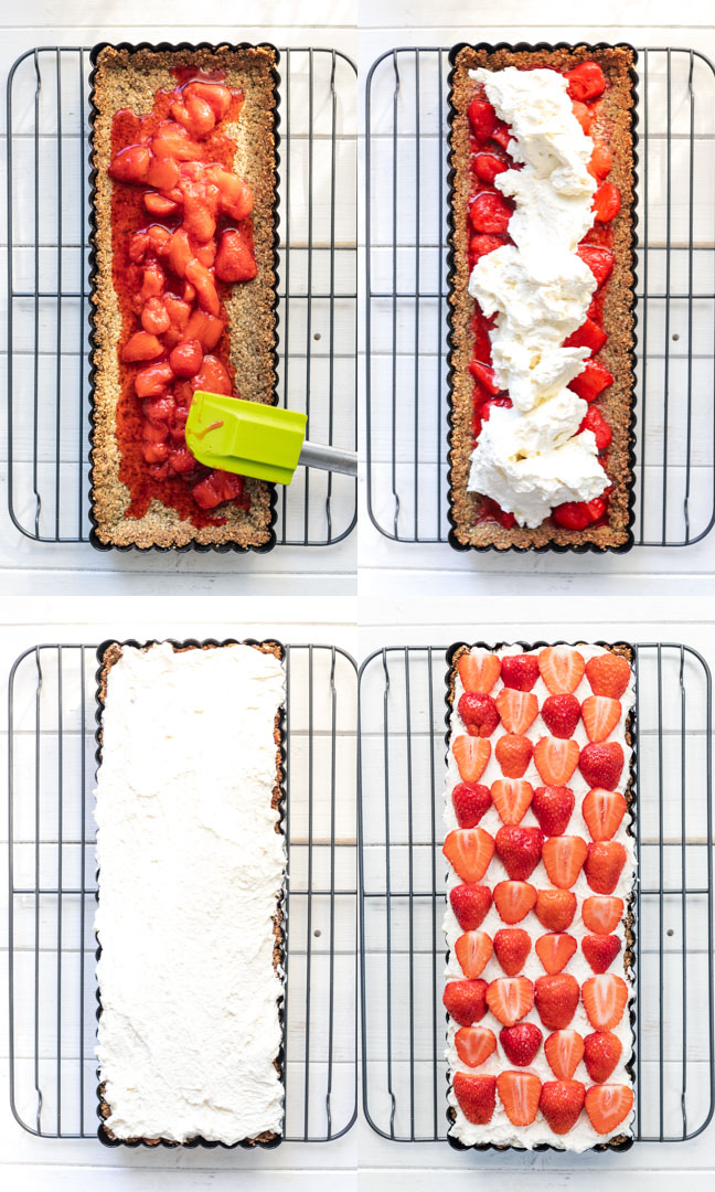 Schritte für Erdbeer-Mascarpone-Tarte