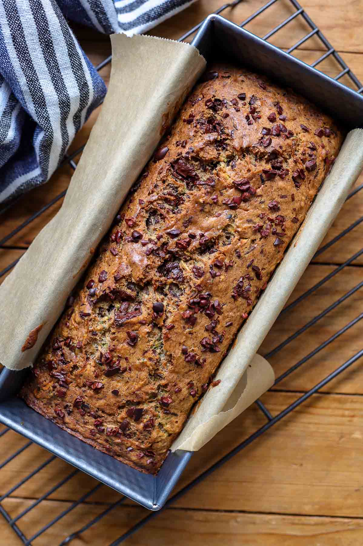 Zucchini Bread with Chocolate Chips