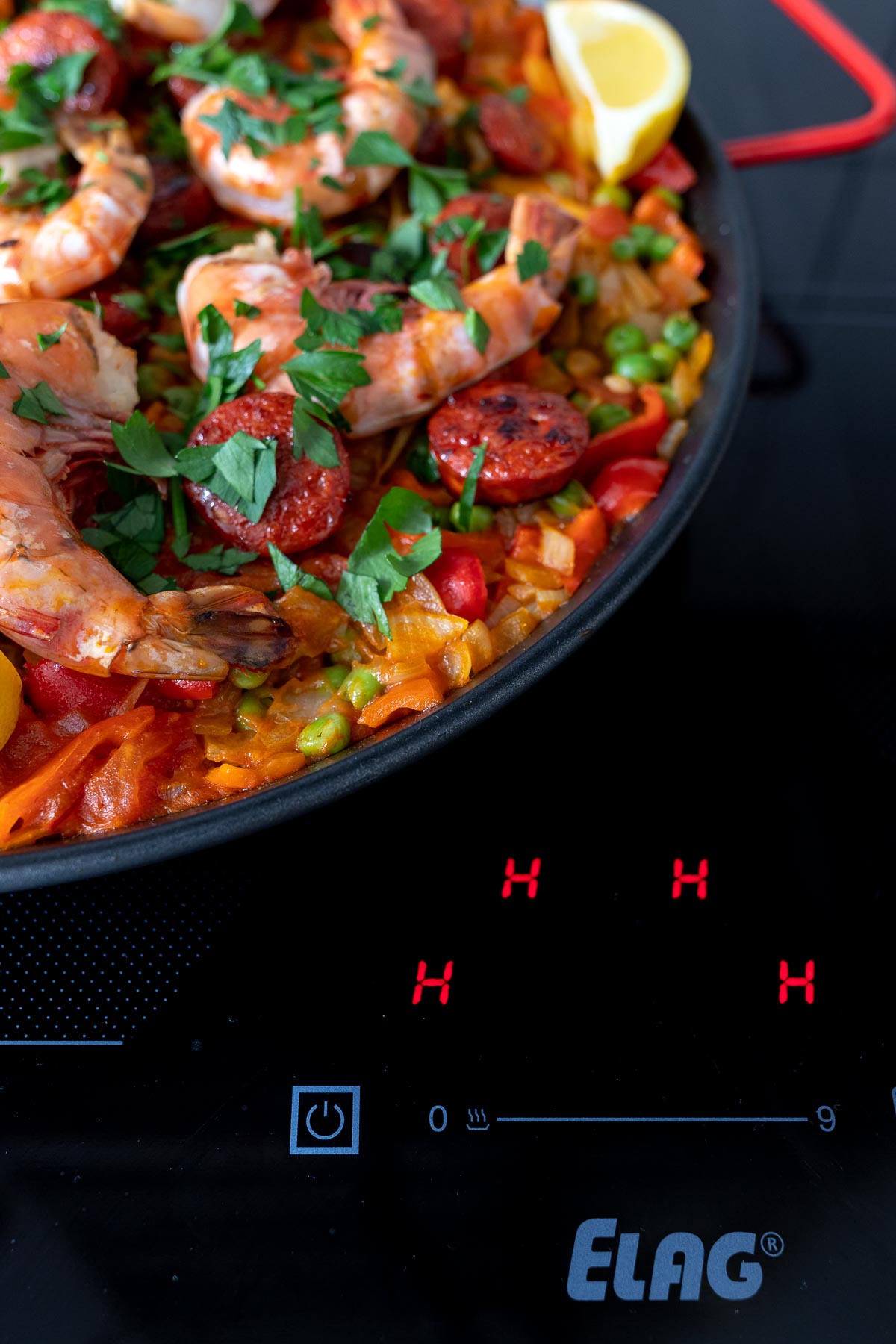 Original Paella Rezept mit Garnelen und Chorizo