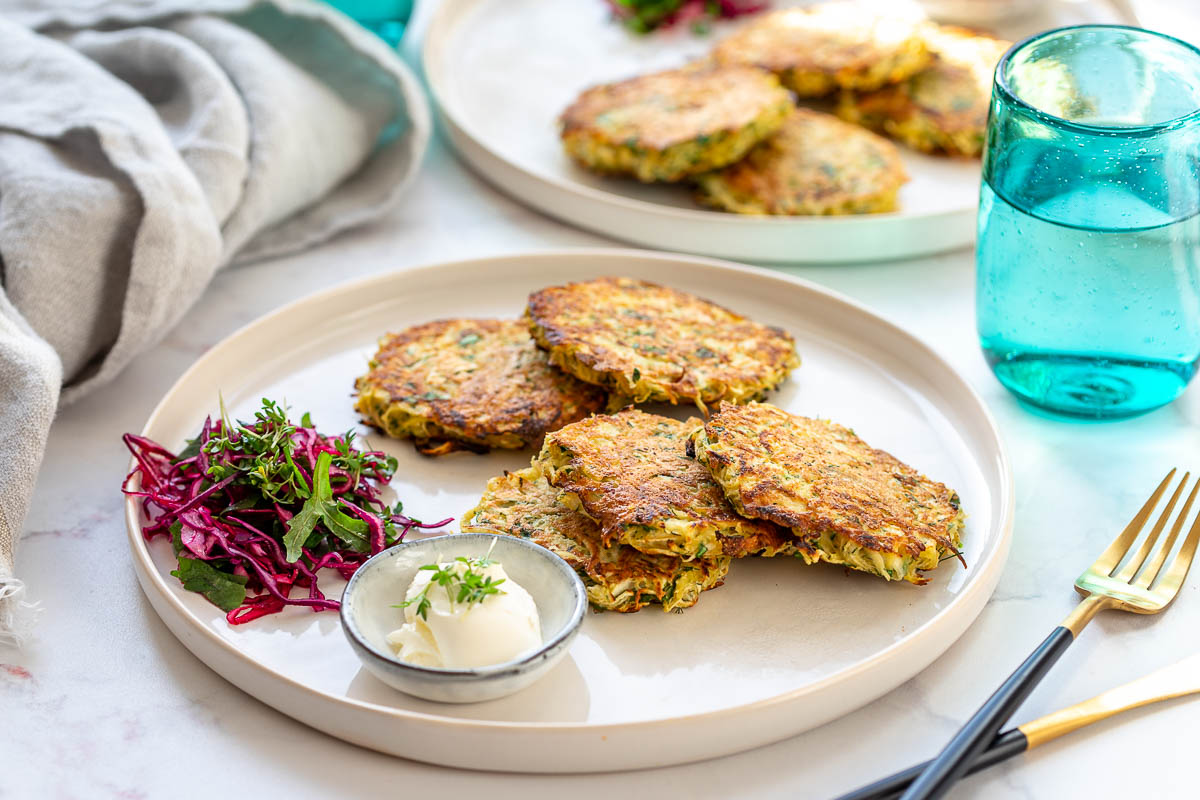 Celery-Root Potato Latkes with Herbs