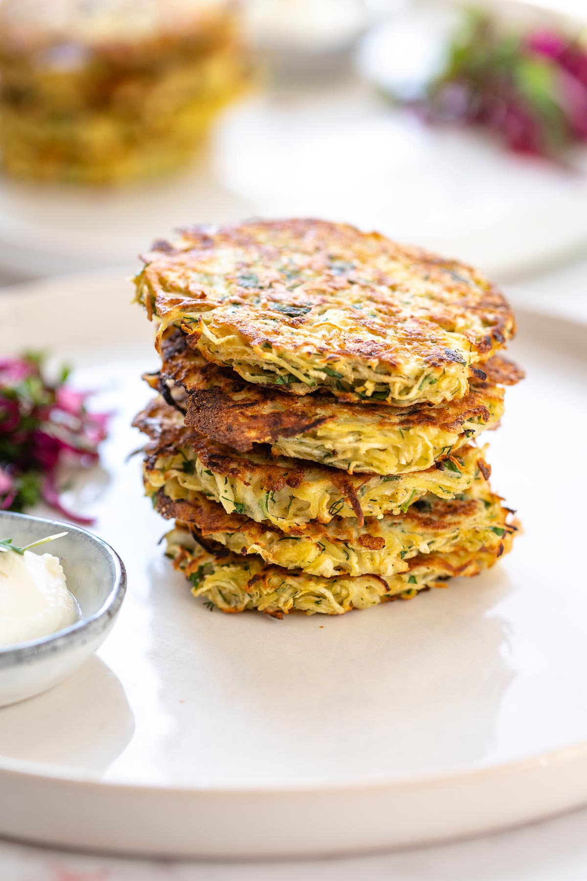 Sellerie-Kartoffel-Rösti mit Kräutern