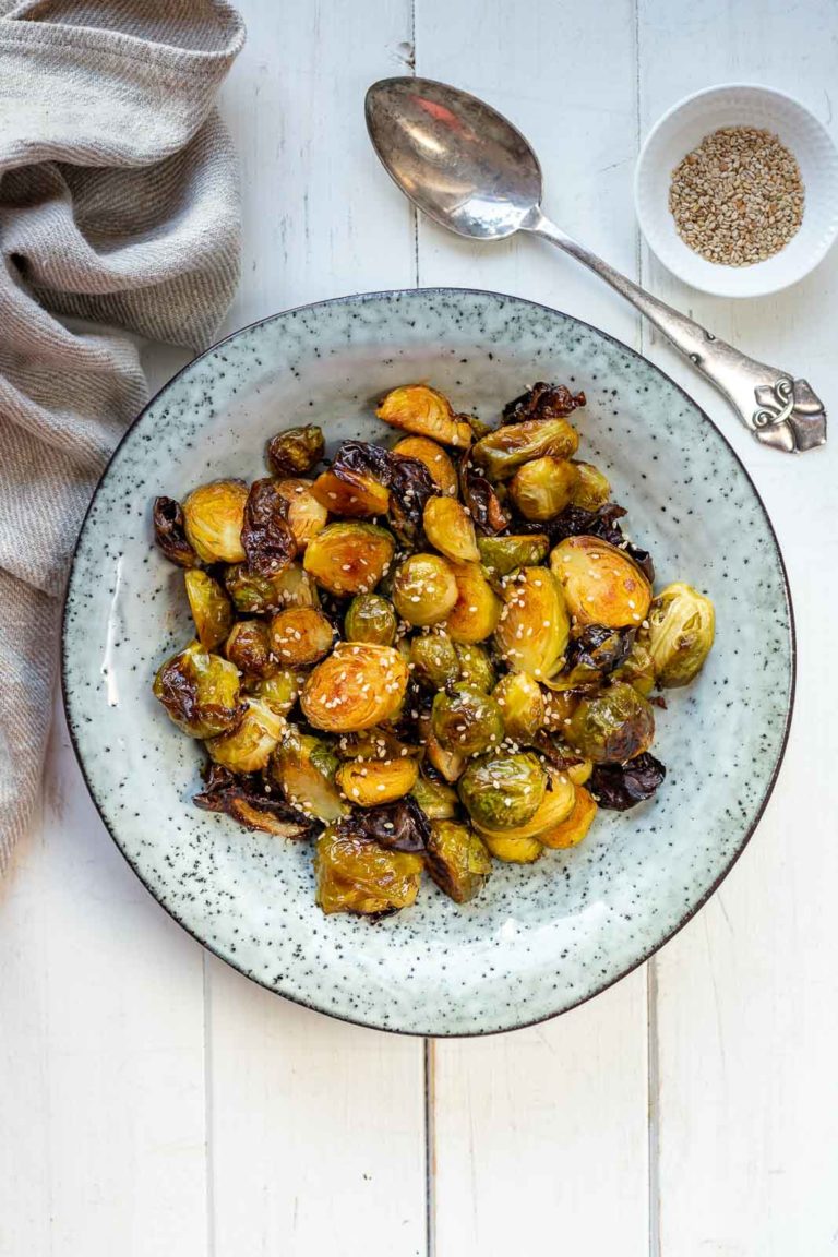 Gerösteter Rosenkohl asiatische Art Rezept