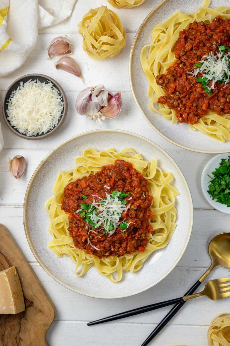 Bolognese mit Linsen und Salsiccia