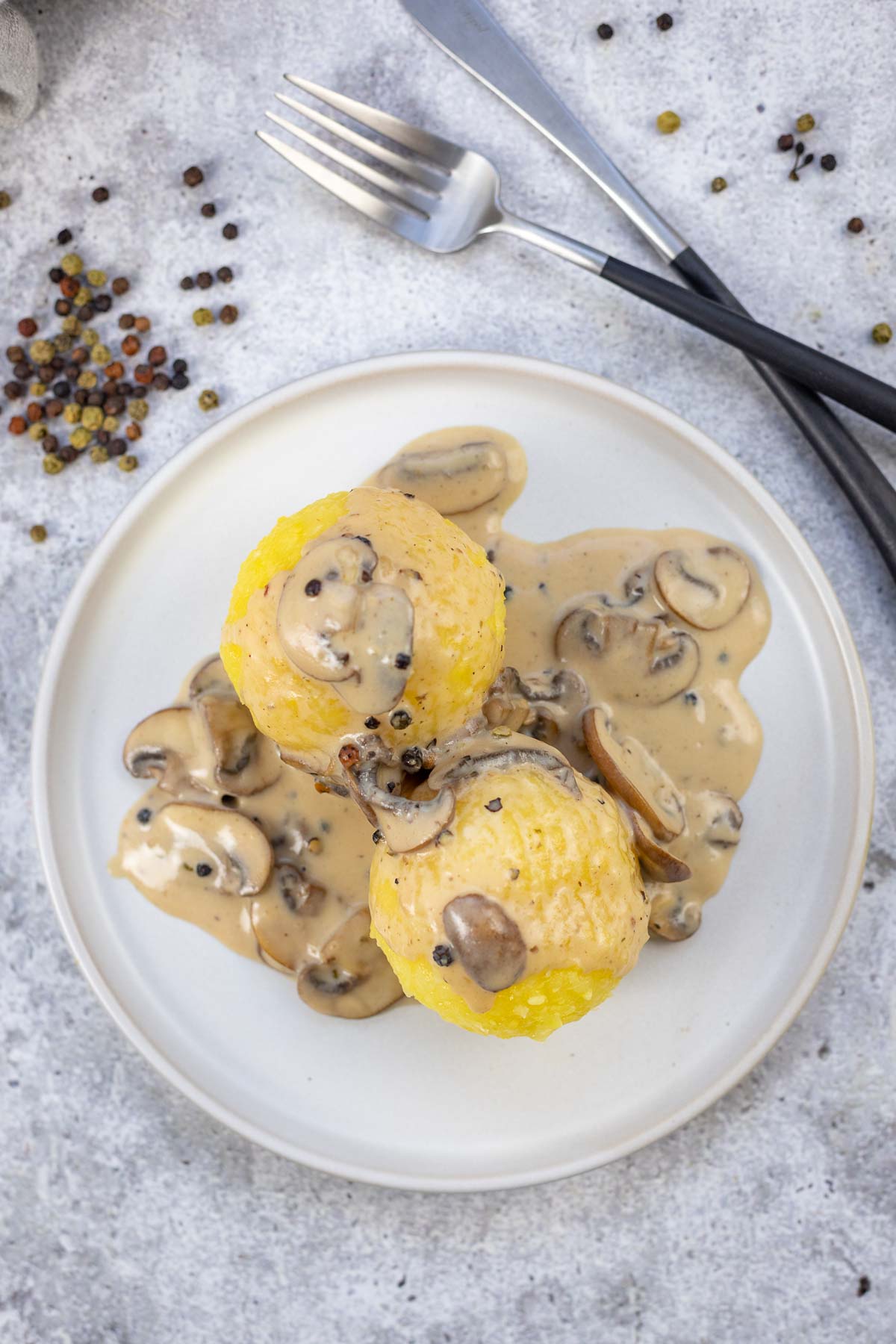 Champignon-Pfeffer-Sauce Rezept