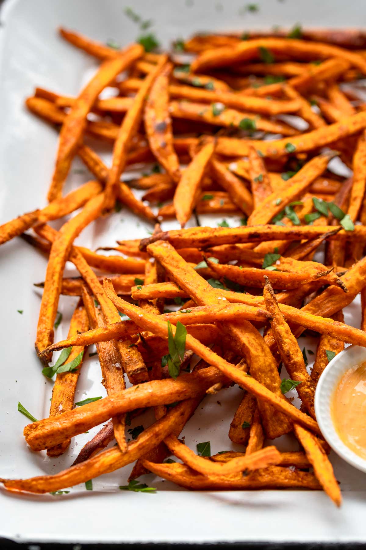 Süßkartoffel Pommes aus dem Ofen