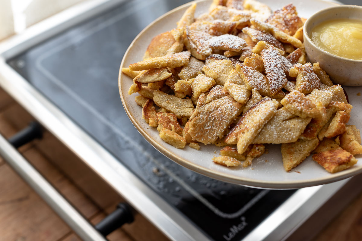 Kaiserschmarrn mit Dinkelmehl ELAG LeMax