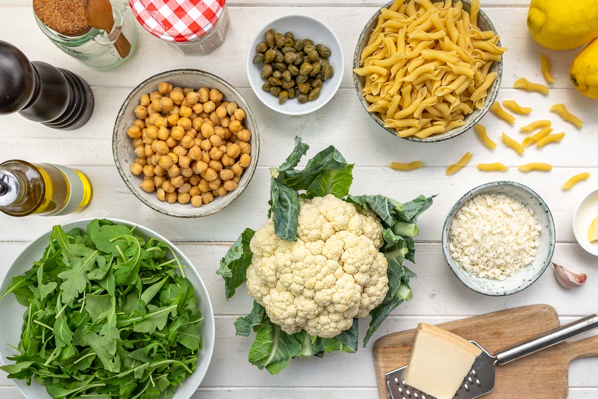 Zutaten für Nudelsalat
