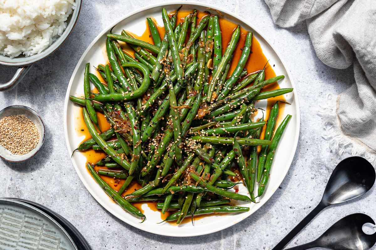 Asian Style Stir-Fried Green Beans