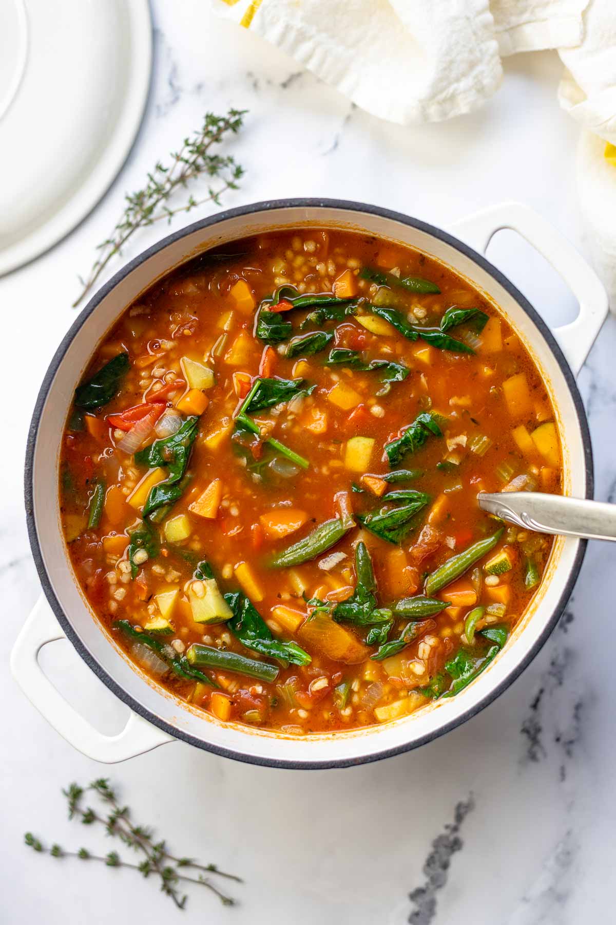 Graupensuppe mit Gemüse