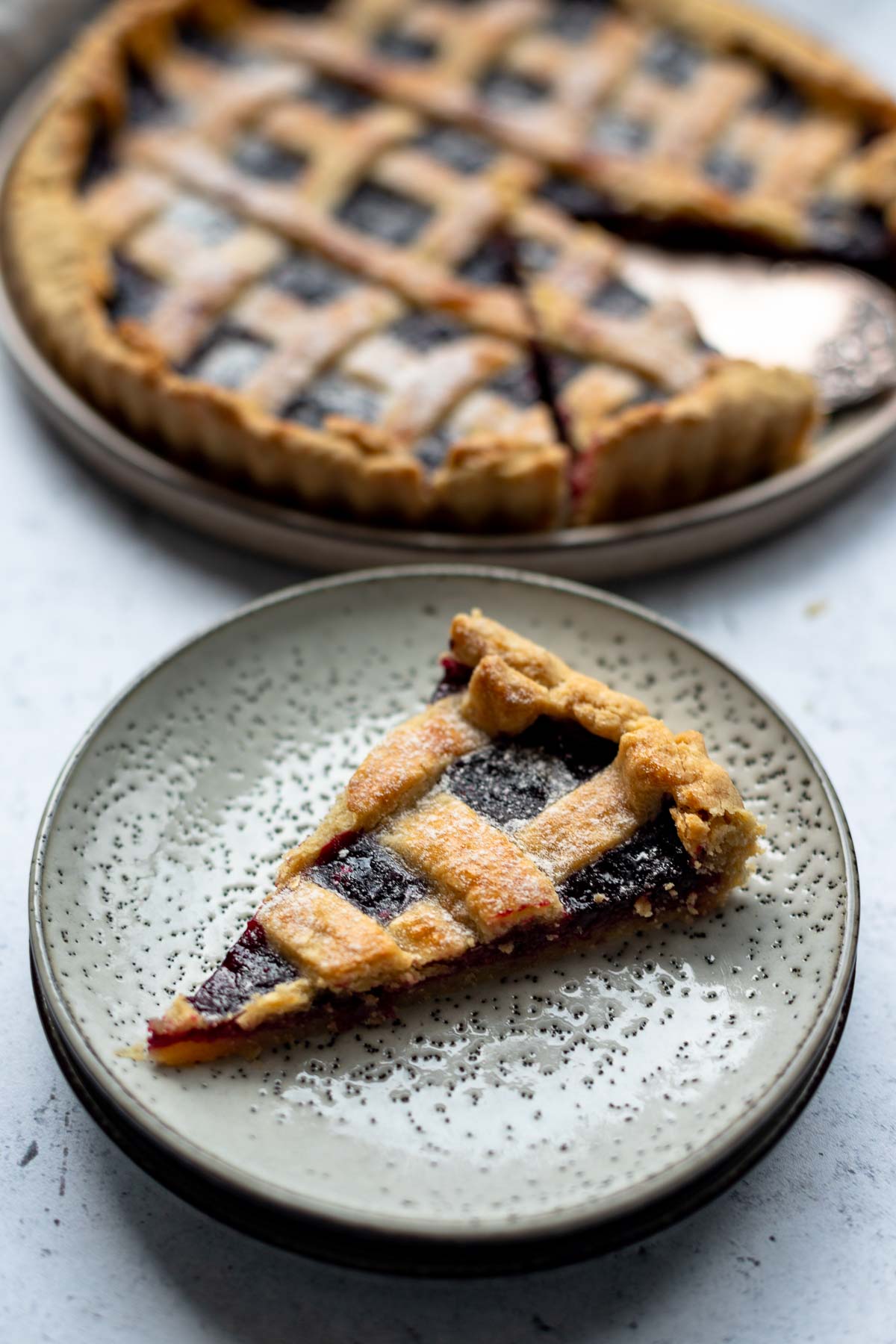 Linzer Torte (Einfache Torte mit Marmelade) Rezept ohne Nüsse