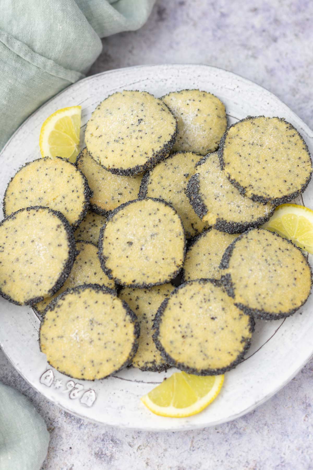 Mohnplätzchen (Zitrone-Mohn-Kekse)