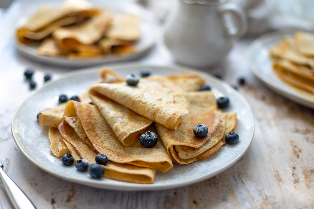 Original Crêpes Rezept (französische Pfannkuchen)