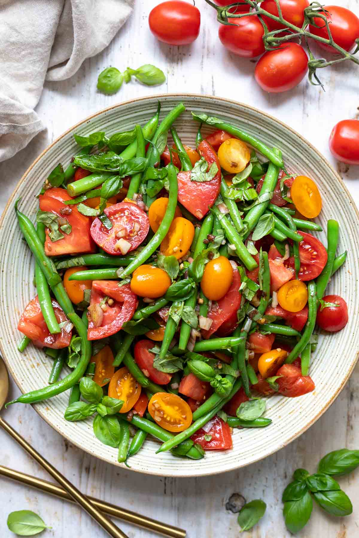 Tomaten-Bohnen-Salat
