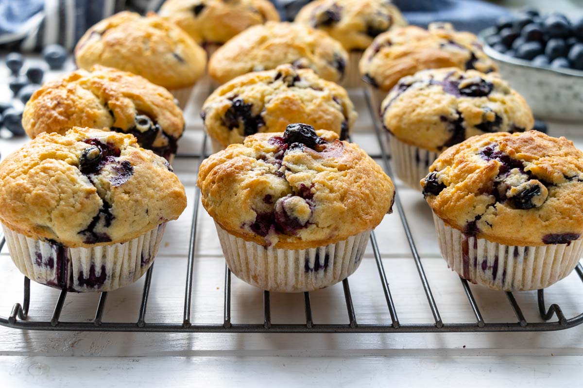 Blueberry Muffins with Yoghurt