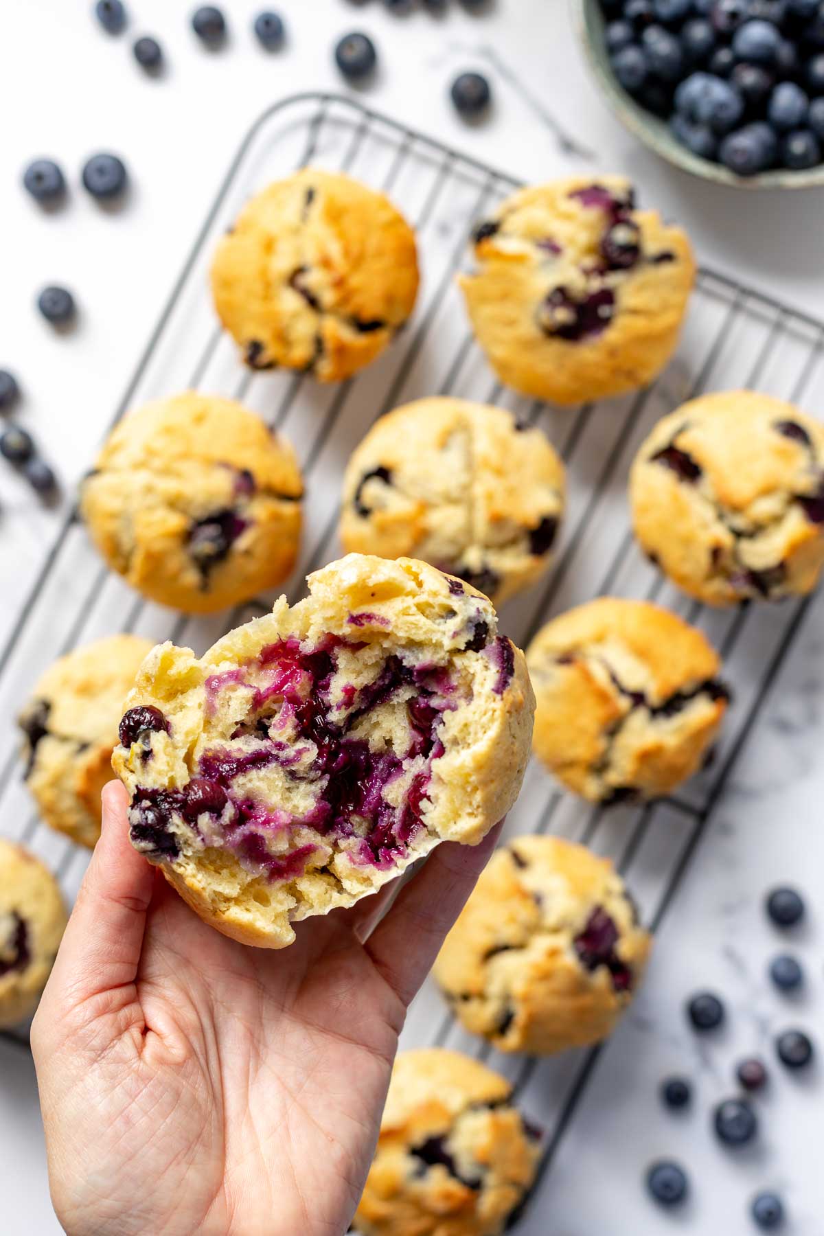 Blueberry Muffins with Yoghurt