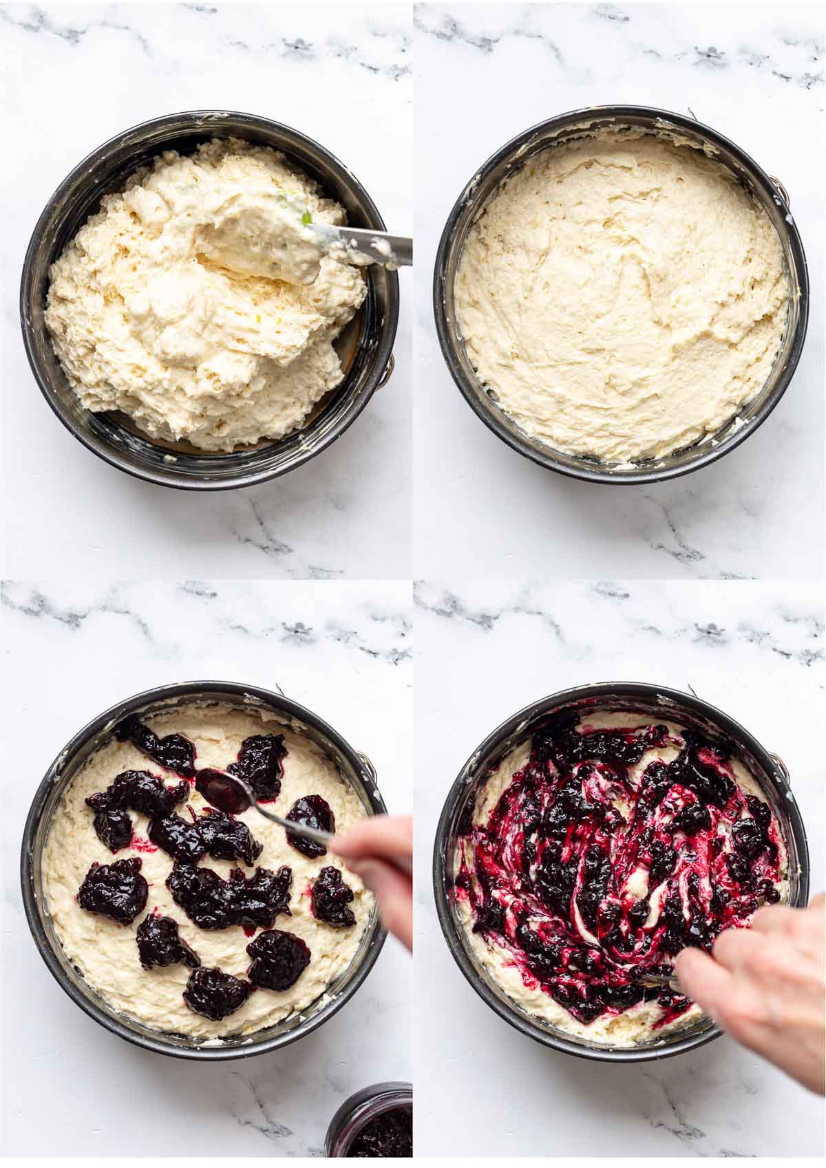 Vorbereitungsschritte für Joghurtkuchen Rezept