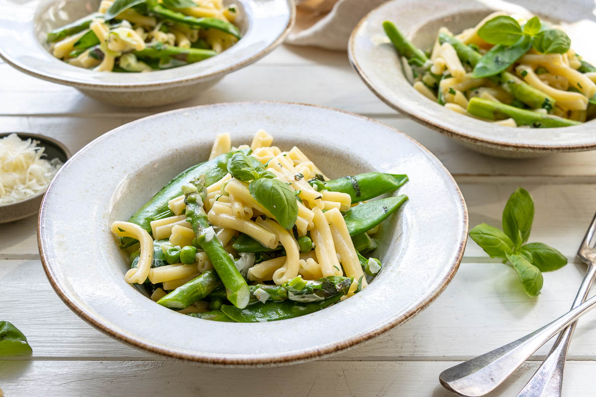 Pasta Primavera Rezept (Frühlings-Pasta)