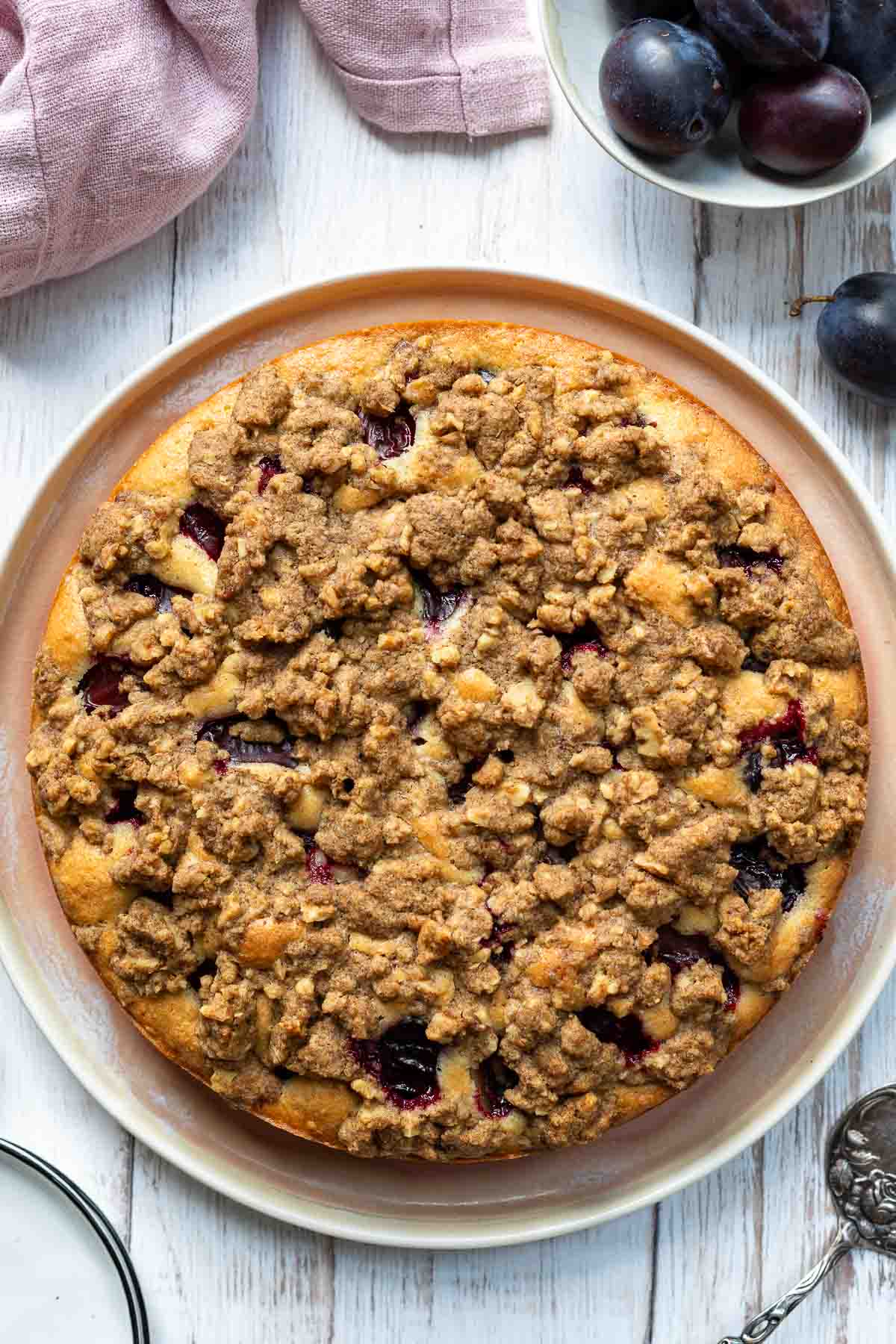 Streuselkuchen mit Zwetschgen rezept