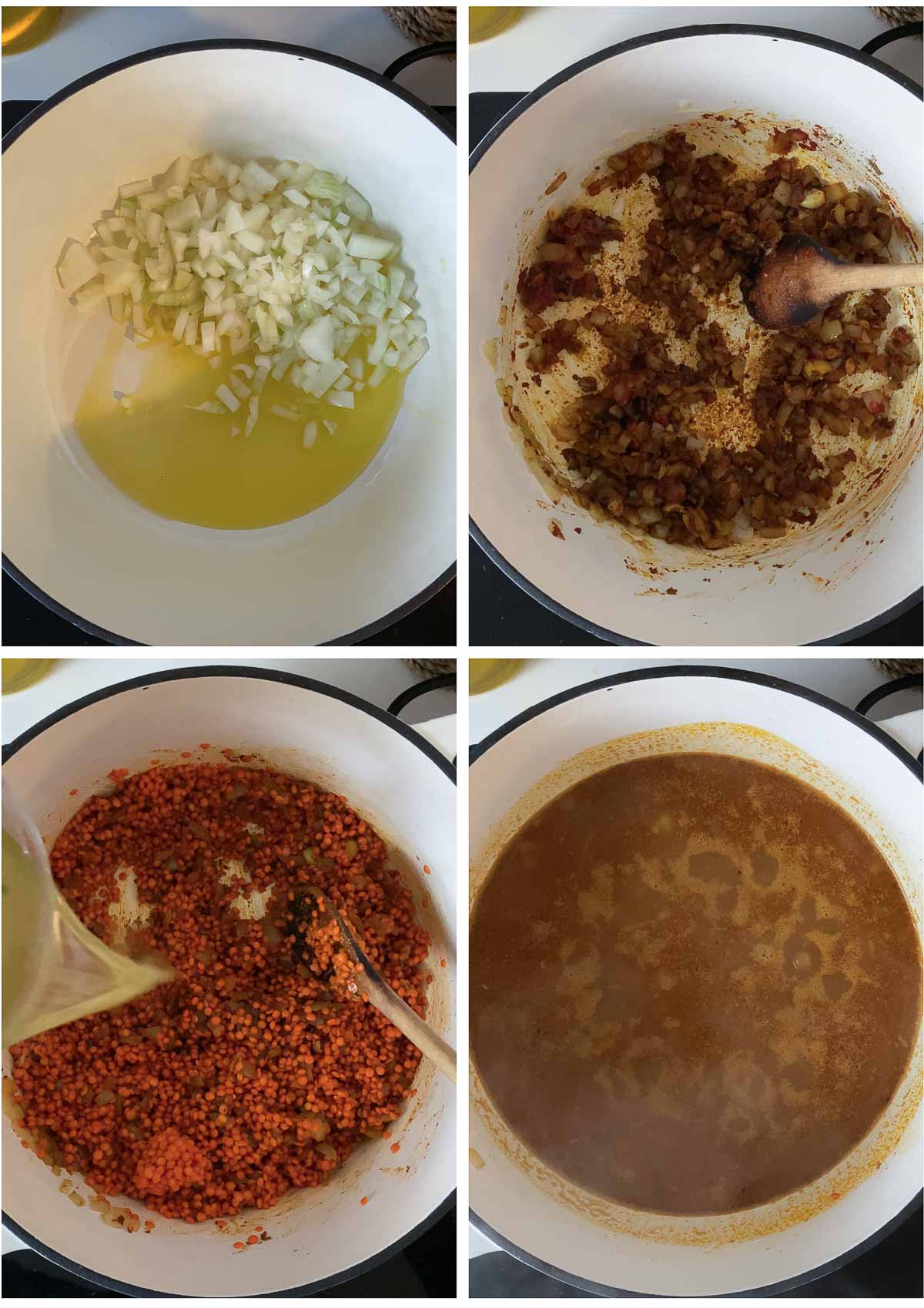 Schritte 1 - Linsen Dal kochen