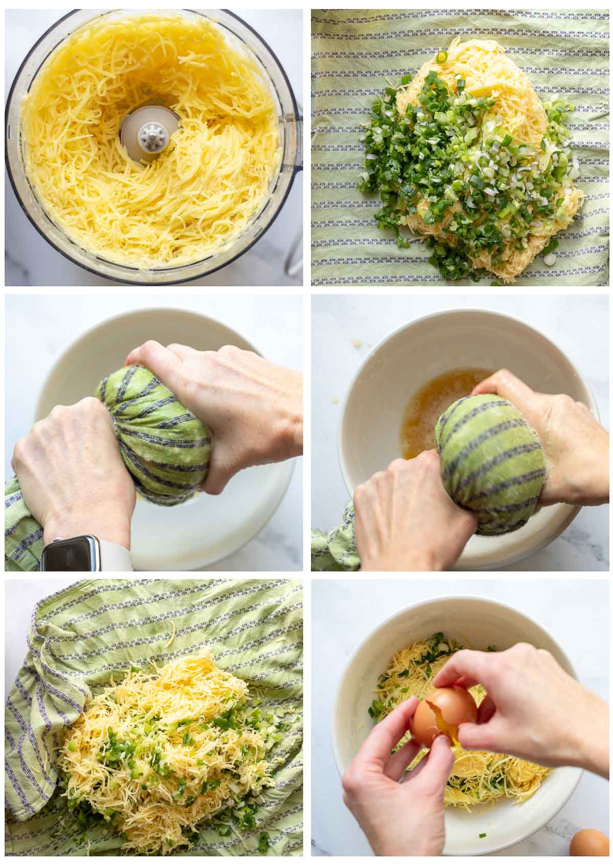 Vorbereitungsschritte für reibekuchen Rezept (Schritt-für-Schritt Bilder)