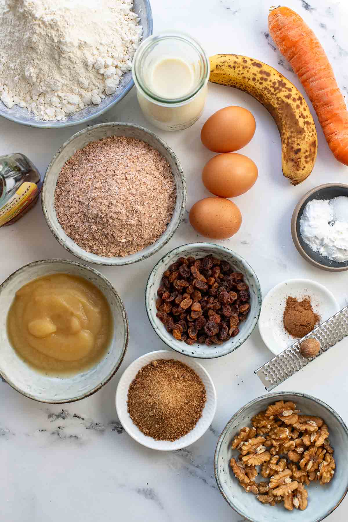 Zutaten für Frühstücksmuffins Rezept