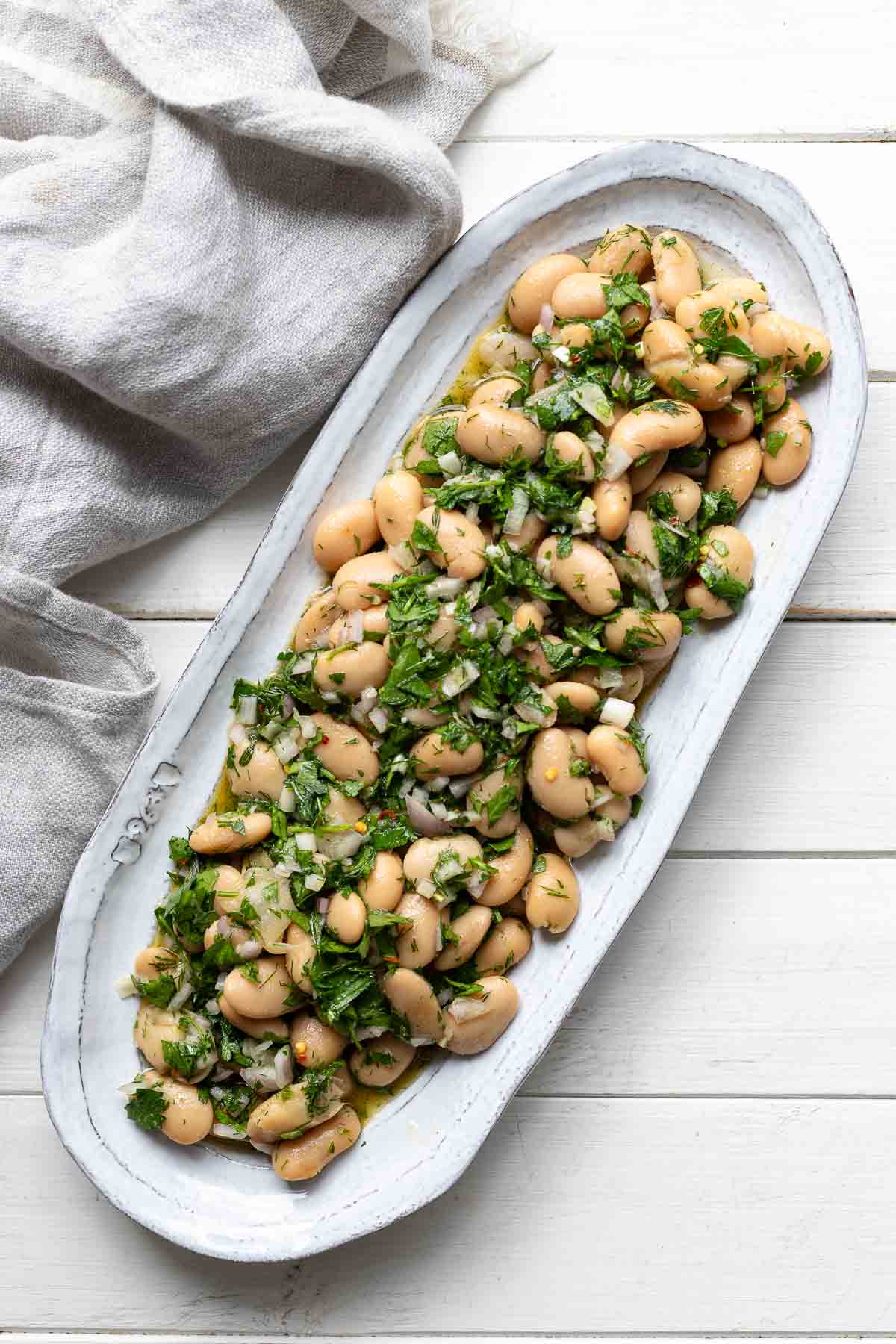 Einfacher Bohnensalat mit Kräutern Rezept
