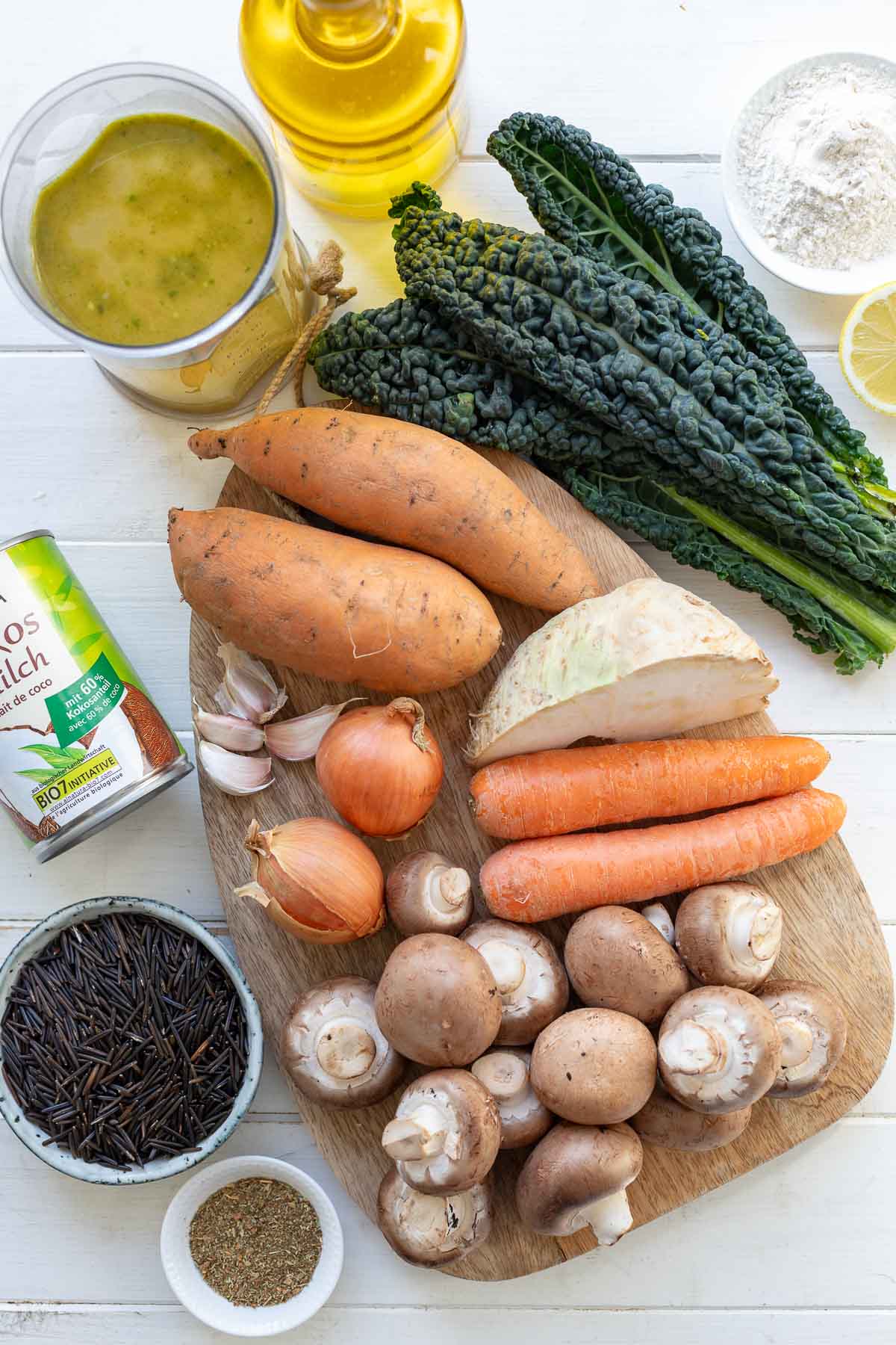 Zutaten für Wildreissuppe Rezept